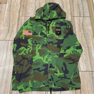 Nike Texas Longhorns Camo Hoodie Full-Snap Jacket Men's XL